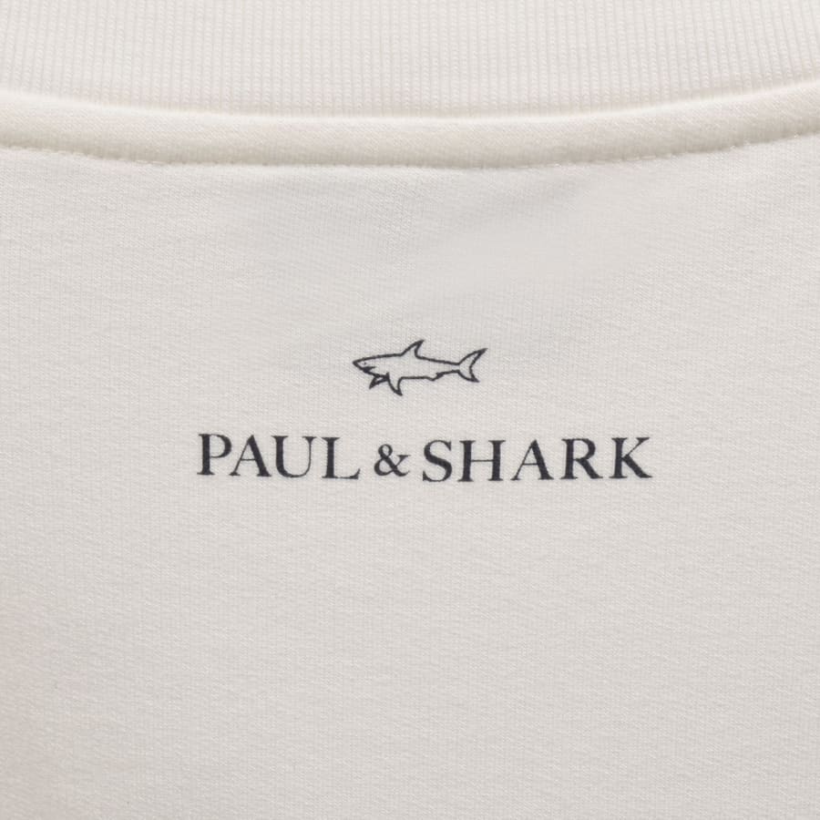 Paul And Shark X-Soft Logo Sweatshirt White | Mainline Menswear us